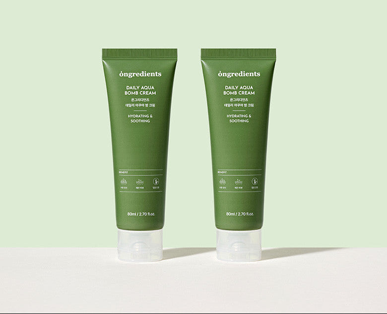 ongredients Daily Aqua Bomb Cream 80ml tube