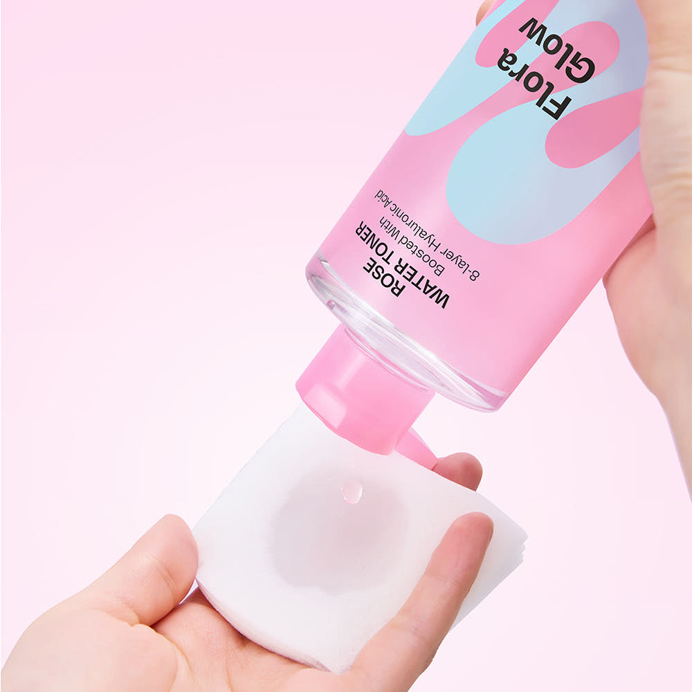 Mamonde Flora Glow Rose Water Toner 300ml bottle