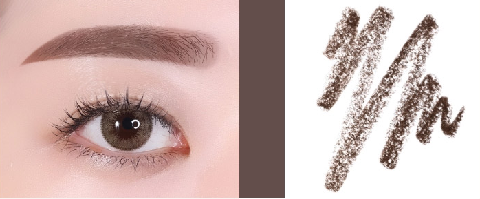innisfree Auto Eyebrow Pencil with oval flat tip and spiral brow brush