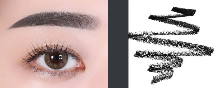 innisfree Auto Eyebrow Pencil with oval flat tip and spiral brow brush