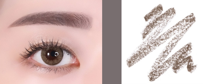 innisfree Auto Eyebrow Pencil with oval flat tip and spiral brow brush