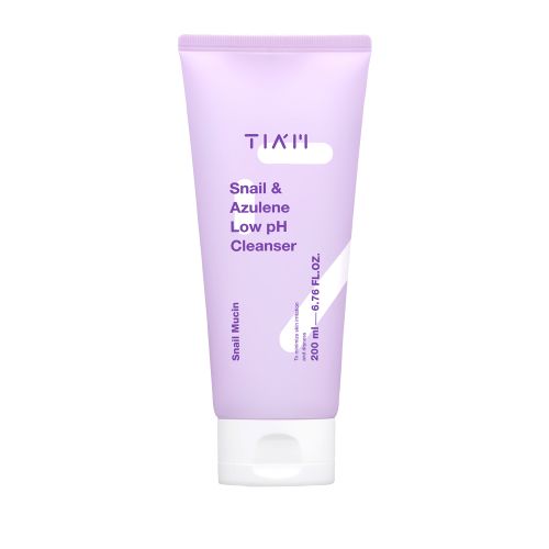 TIAM Snail & Azulene Low pH Cleanser 200ml tube