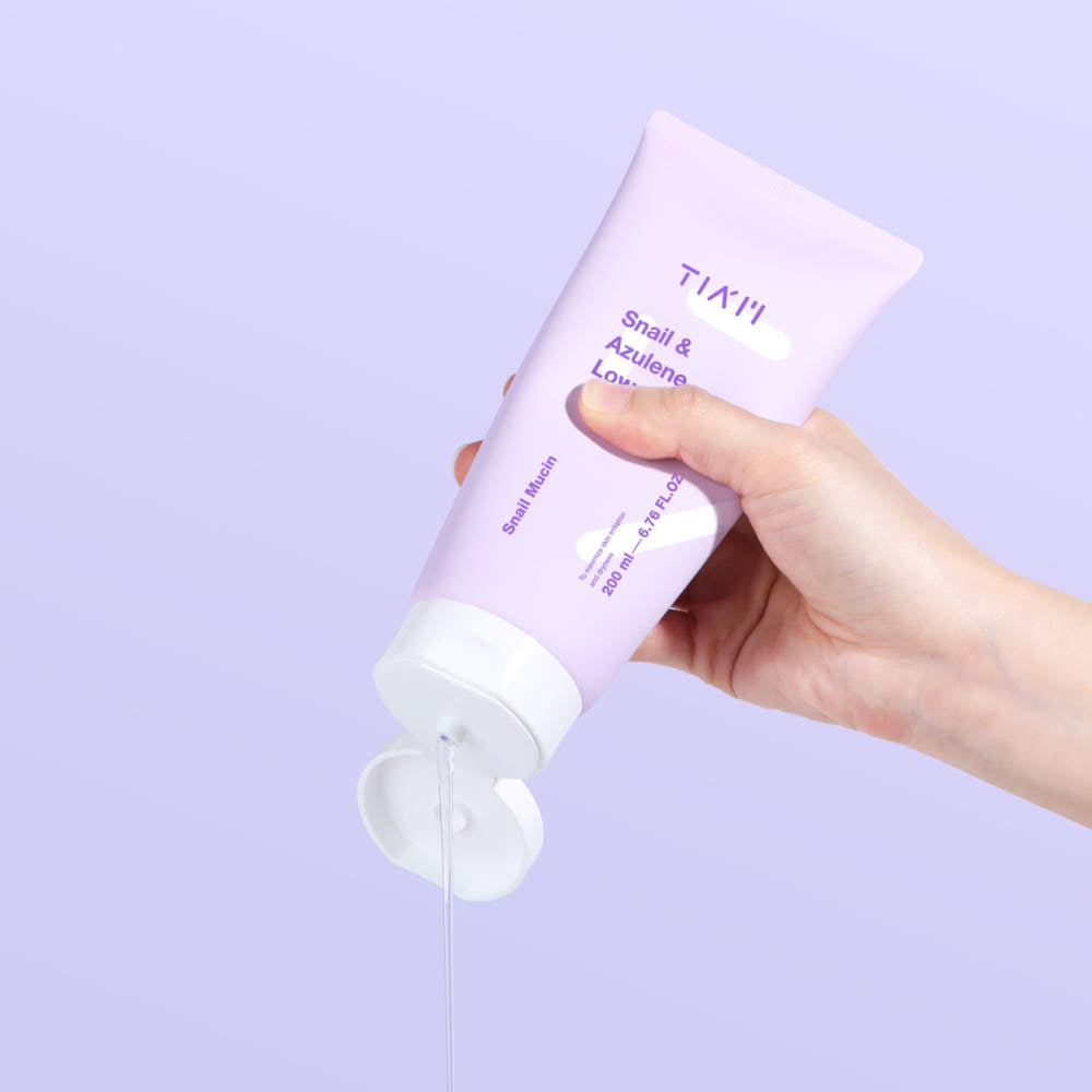TIAM Snail & Azulene Low pH Cleanser 200ml tube