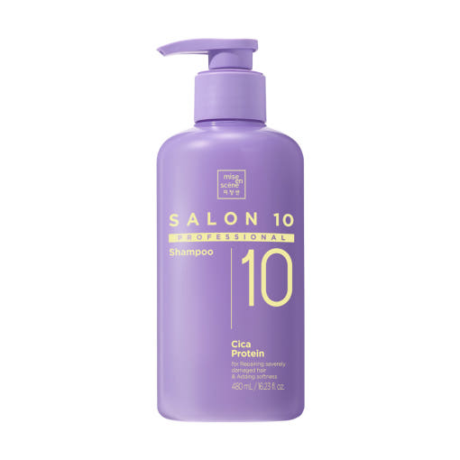 mise en scene Salon 10 Professional Cica Protein Shampoo 480ml bottle
