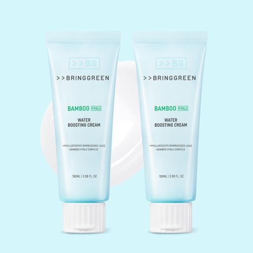 BRINGGREEN Bamboo Hyalu Water Boosting Cream 100ml + 100ml Double Set