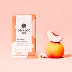 OSULLOC Peach Chamomile caffeine-free herbal tea box with 20 tea bags