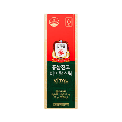 Jung Kwan Jang Jin Go Vital Stick Korean red ginseng supplement nutrition information