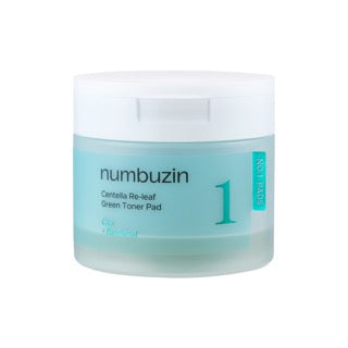 numbuzin No.1 Centella Re-Leaf Green Toner Pads 70 pads jar