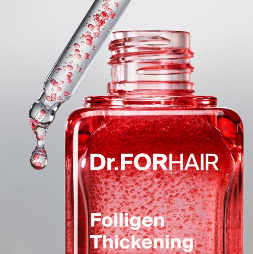 Dr.FORHAIR Folligen Thickening Scalp Serum 50ml red dropper bottle