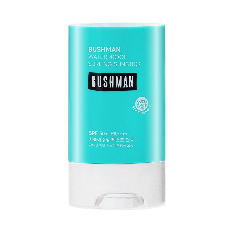 BUSHMAN Waterproof Surfing Sun Stick SPF50+ PA++++ 20g sunscreen stick in white and green packaging