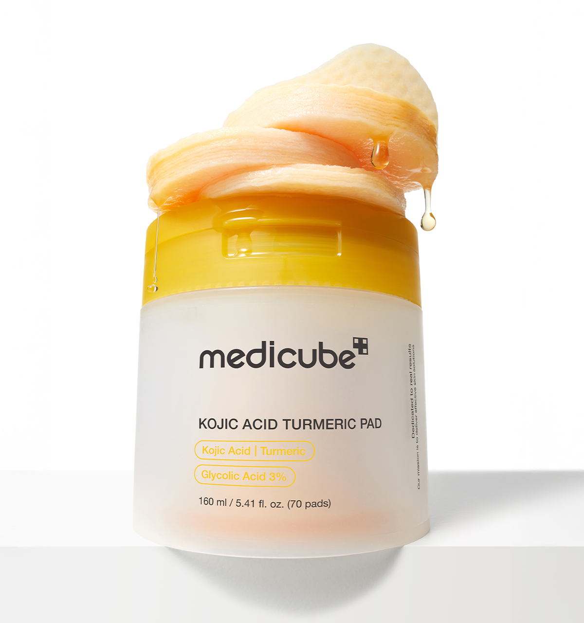 medicube Kojic Acid Turmeric Pad 160 ml, 70 pads