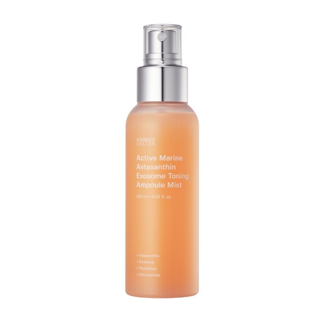 SUNGBOON EDITOR Active Marine Astaxanthin Exosome Toning Ampoule Mist 120ml bottle