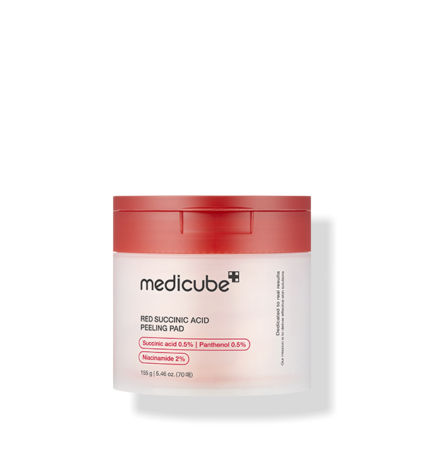 medicube Red Succinic Acid Peeling Pad 155g with 70 pads