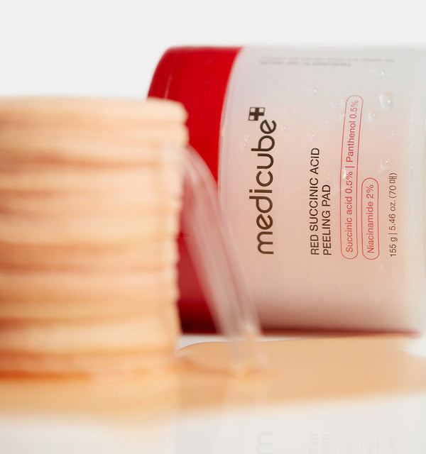 medicube Red Succinic Acid Peeling Pad 155g with 70 pads