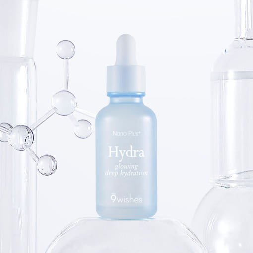 9wishes Hydra Ampoule Nano Plus+ 50ml hydrating ampoule bottle