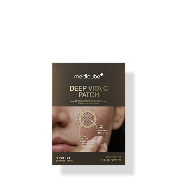 medicube Deep Vita C Patch 17mm x 6 patches with vitamin microtips