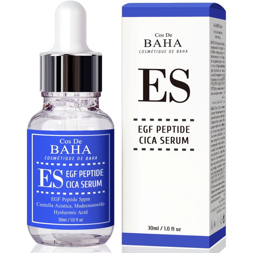 Cos De BAHA EGF Peptide 5ppm Cica Serum 30ml bottle