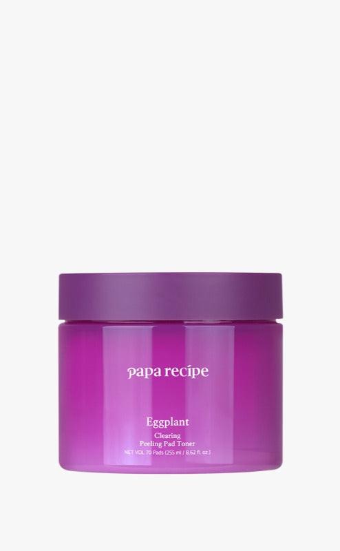 Papa Recipe Eggplant Clearing Peeling Pad Toner 255ml 70 pads