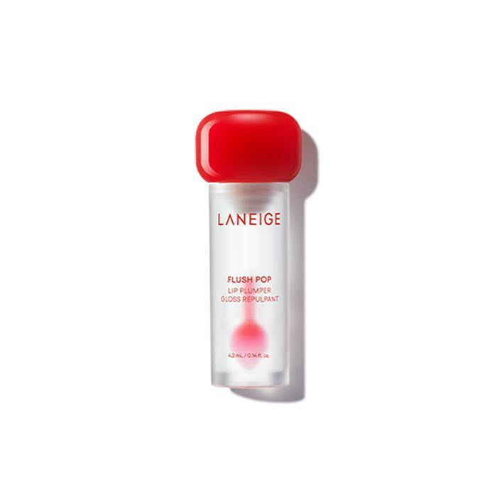 LANEIGE Flush Pop Lip Plumper 4.2 mL tube with glossy red cap