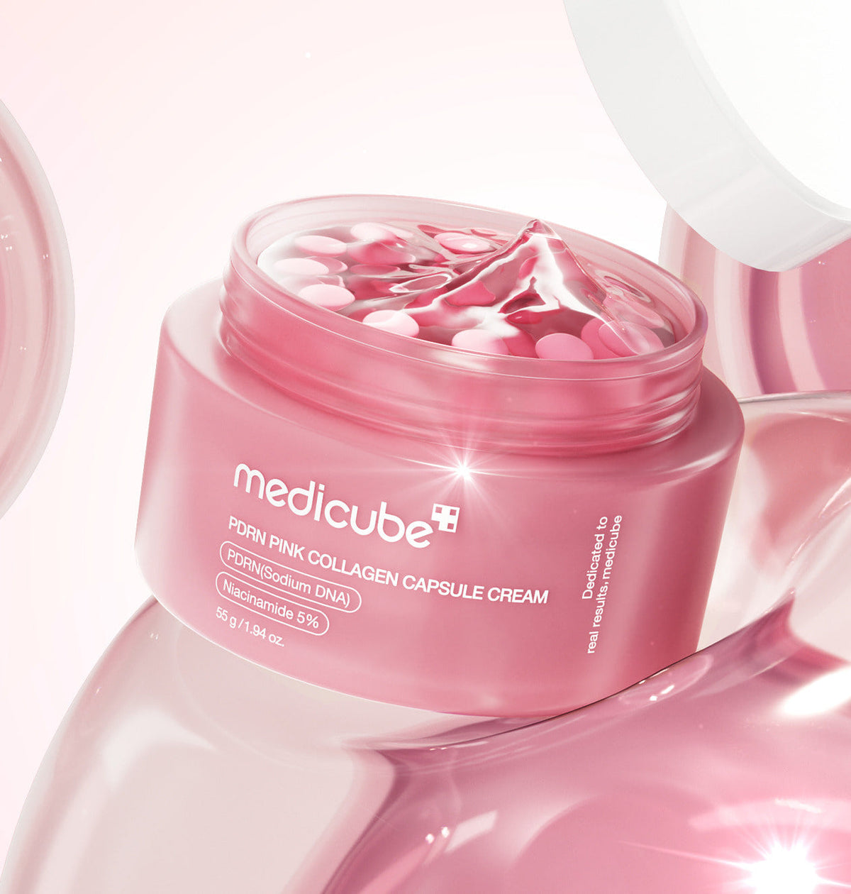 medicube PDRN Pink Collagen Capsule Cream 55 g jar