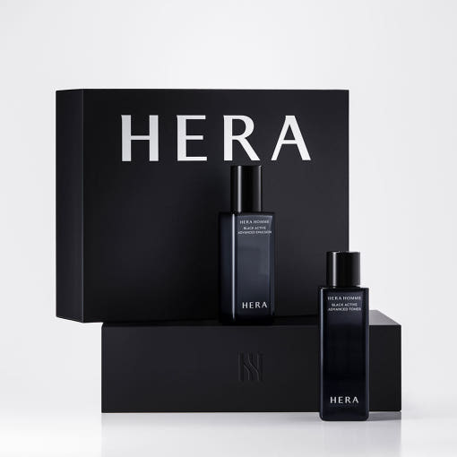 HERA Homme Black Active Special Set with Advanced Toner and Advanced Emulsion