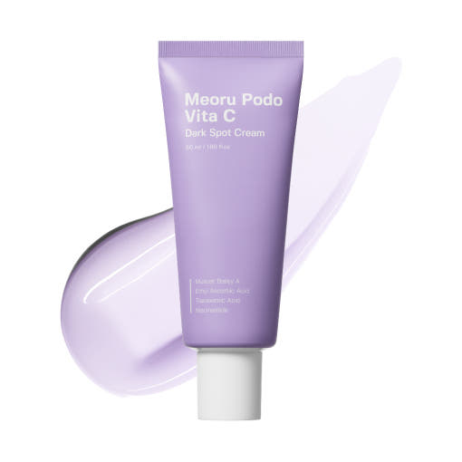 SUNGBOON EDITOR Meoru Podo Vita C Dark Spot Cream 50ml tube with lavender cream texture