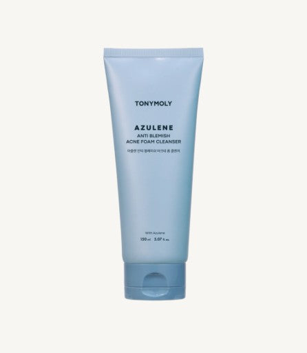 TONYMOLY Azulene Anti Blemish Acne Foam Cleanser 150ml tube