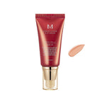MISSHA M Perfect Cover BB Cream SPF 42 PA+++ 50ml tube with beige BB cream swatch
