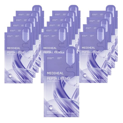 MEDIHEAL Pepta Lifting Ampoule Mask 20ml x 15 sheet masks