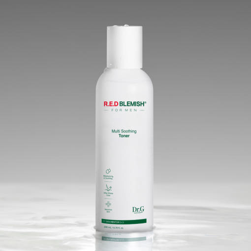 Dr.G R.E.D Blemish For Men Multi Soothing Toner 200ml bottle