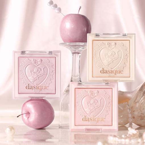 dasique Luxe Glow Highlighter 7g in Shine Beige and Pink Light