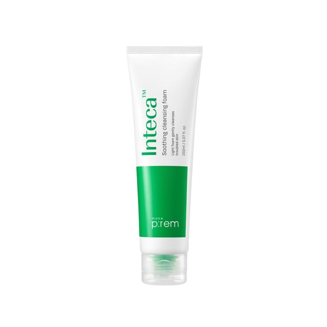 make p:rem Inteca Soothing Cleansing Foam 150ml tube
