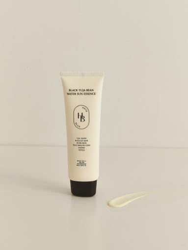 HEVEBLUE Black Yuja Bean Water Sun Essence SPF50+ PA++++ 50ml tube