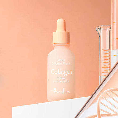 9wishes PDRN Collagen Ampoule 30ml bottle