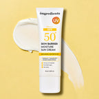 ongredients Skin Barrier Moisture Sun Cream SPF50+ PA++++ 50ml tube