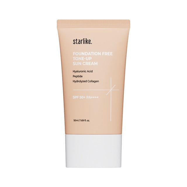 starlike Foundation Free Tone-Up Sun Cream SPF50+ PA++++ 50ml tube