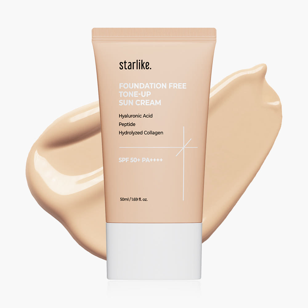 starlike Foundation Free Tone-Up Sun Cream SPF50+ PA++++ 50ml tube