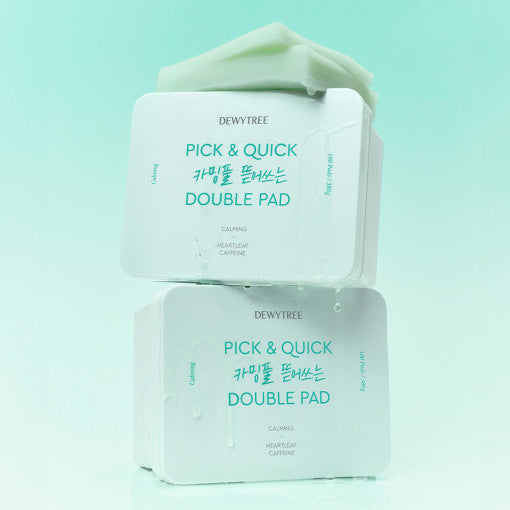 DEWYTREE PICK & QUICK Calming Full Double Pad 380g with 100 pre-soaked facial pads