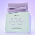 DEWYTREE Pick And Quick Collagen Pore Lifting Double Pad 380g container with 100 facial pads