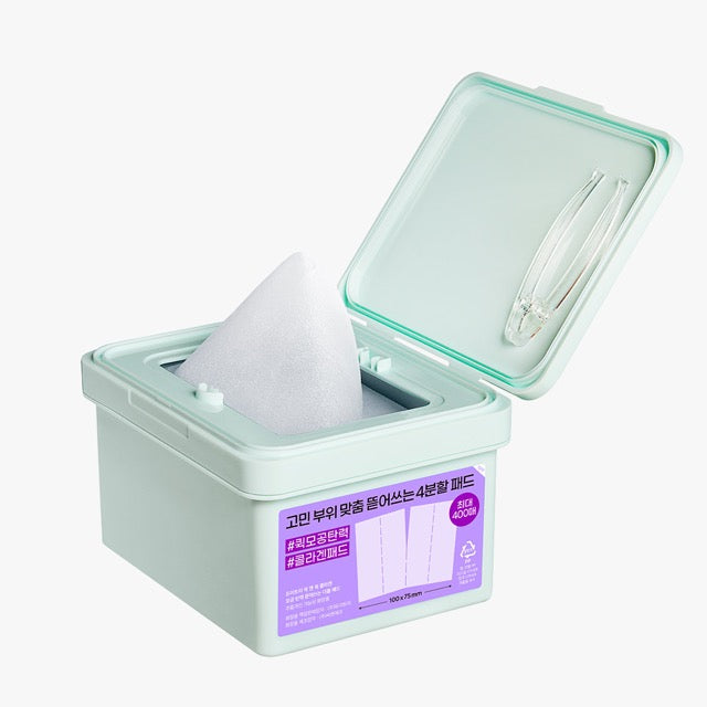 DEWYTREE Pick And Quick Collagen Pore Lifting Double Pad 380g container with 100 facial pads