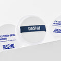 DASHU Men’s Oil Cut No-Sebum Powder 5g shown with a model