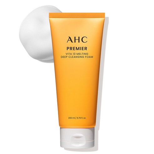 AHC Premier Vita 13 Melting Deep Cleansing Foam 200ml facial cleanser