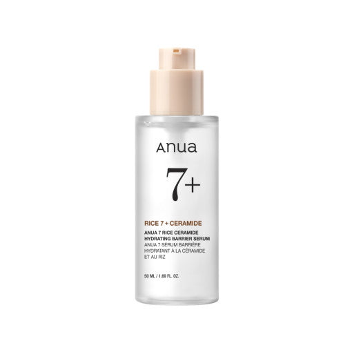 Anua Rice Ceramide 7 Hydrating Barrier Serum 50ml bottle
