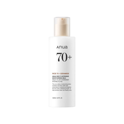 Anua Rice 70 Intensive Moisturizing Milk 150ml bottle