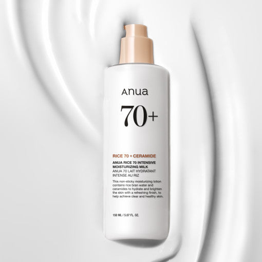 Anua Rice 70 Intensive Moisturizing Milk 150ml bottle
