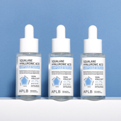 APLB Squalane Hyaluronic Acid Ampoule Serum 40ml bottle