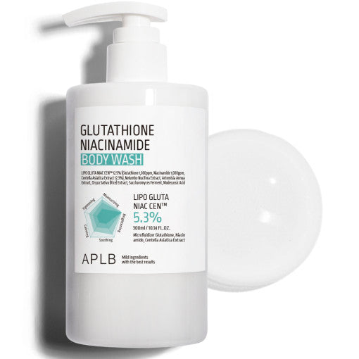 APLB Glutathione Niacinamide Body Wash 300ml bottle