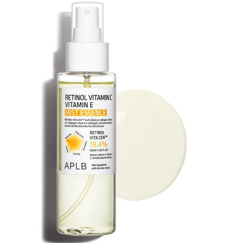 APLB Retinol Vitamin C Vitamin E Mist Essence 105ml facial mist bottle