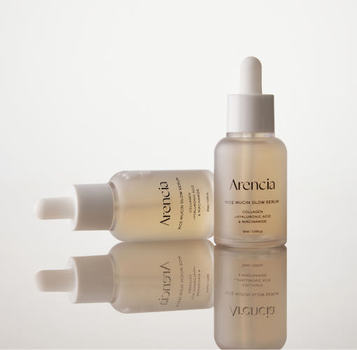 Arencia Rice Mucin Glow Serum 30ml bottle