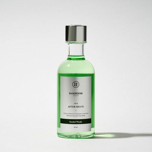 BARBER501 After Shave 160ml Cica Sandal Woodys bottle